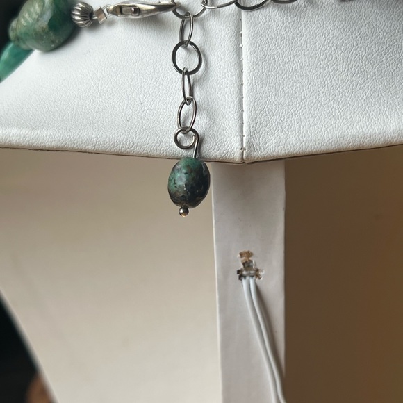 Turquoise sterling silver necklace - Picture 6 of 6